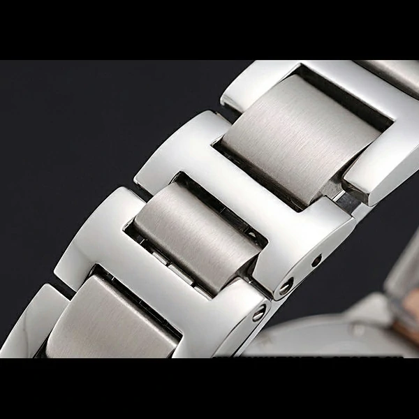 Ballon Blue De Cartier Diamond Steel Case White Dial Roman Numerals Two Tone Bracelet new60531