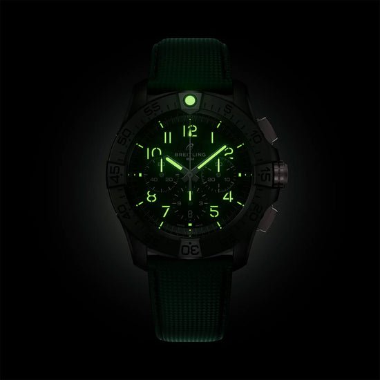 Breitling Replica Watch Super Avenger B01 Chronograph 46 Night Mission, SB0148101B1X1