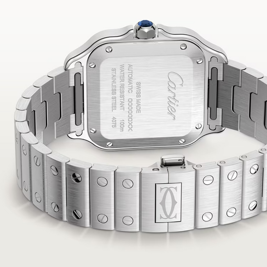 Cartier Replica Watch Santos de Cartier Replica Watch, Stainless Steel, 41.9mm x 35.1mm, WSSA0061