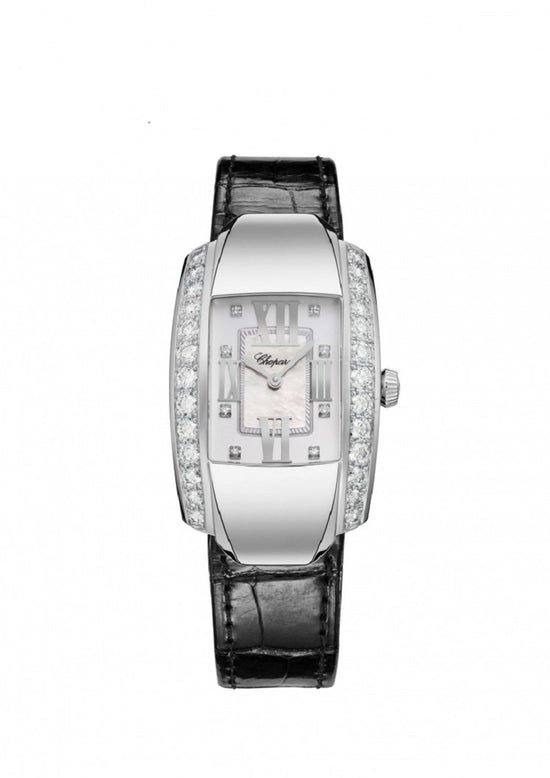 Chopard Replica Watch La Strada, 18k White Gold and Diamonds, Quartz, 44.8mm x 26.1mm, 419402-1004