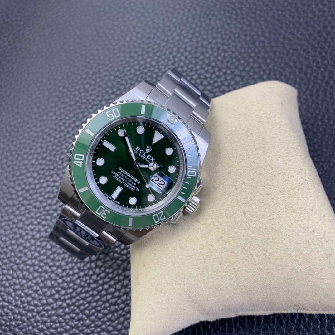116610LN Replica Watch – Premium Rolex Submariner green Clone 40mm