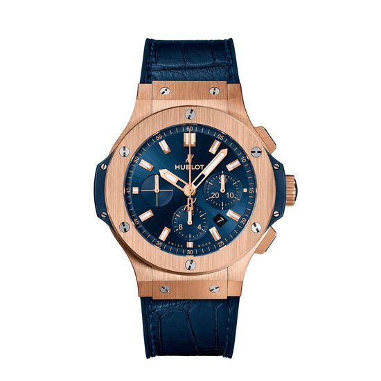Hublot Replica Watch Big Bang Gold Blue 44mm, 18kt Rose Gold, 301.PX.7180.LR