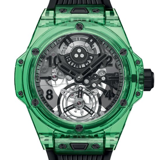 Hublot Replica Watch Big Bang Tourbillon Automatic Green SAXEM 44, 429.JG.0110.RT
