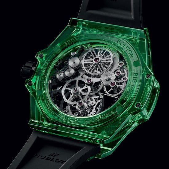 Hublot Replica Watch Big Bang Tourbillon Automatic Green SAXEM 44, 429.JG.0110.RT