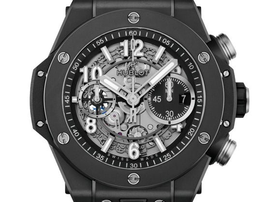 Hublot Replica Watch Big Bang Unico Black Magic, 44mm, Black Ceramic, 421.CI.1170.RX