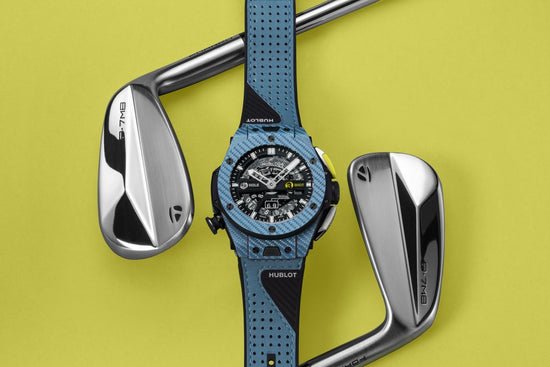 Hublot Replica Watch Big Bang Unico Golf Sky Blue Carbon, 45mm, 416.YE.1120.VR