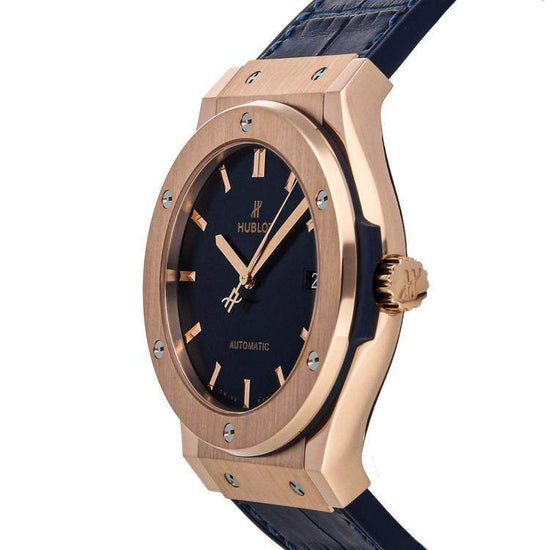 Hublot Replica Watch Classic Fusion King Gold Blue 45mm, 511.OX.7180.LR