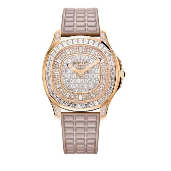 Patek Philippe Replica Watch Aquanaut Luce Haute Joaillerie, 18k Rose Gold with 313 diamonds ~7,9ct, 38,8mm, 5062/450R-001