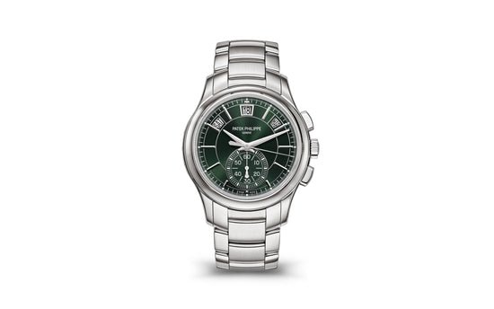 Patek Philippe Replica Watch Sports Complication, Stainless Steel, Flyback Chronograph with Annual Calendar 42mm, 5905/1A-001