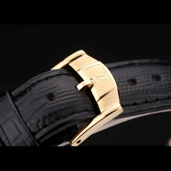 Piaget Traditional Black Dial Black Leather Strap new58993
