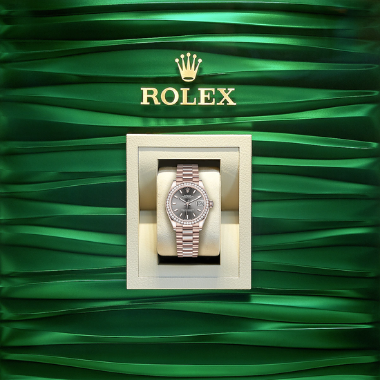 Rolex Replica Watch Datejust 31, 18kt Everose Gold, 278285RBR-0021