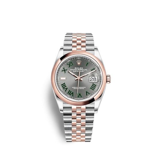 Rolex Replica Watch Datejust 36 Oystersteel and Everose gold 126201-0029