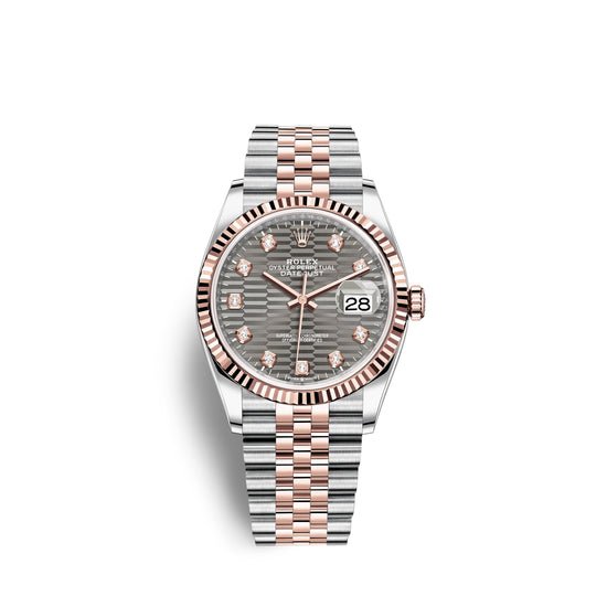 Rolex Replica Watch Datejust 36mm, Oystersteel and 18k Everose Gold, 126231-0041
