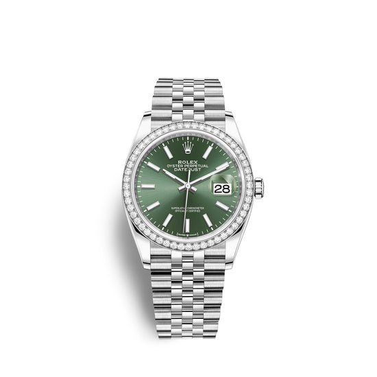 Rolex Replica Watch Datejust 36mm, Oystersteel and 18k White Gold, 126284rbr-0043