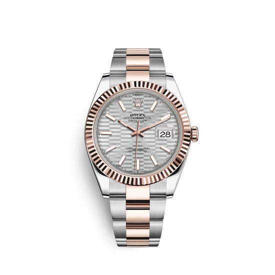 Rolex Replica Watch Datejust 41mm, Oystersteel and 18k Everose Gold, 126331-0017