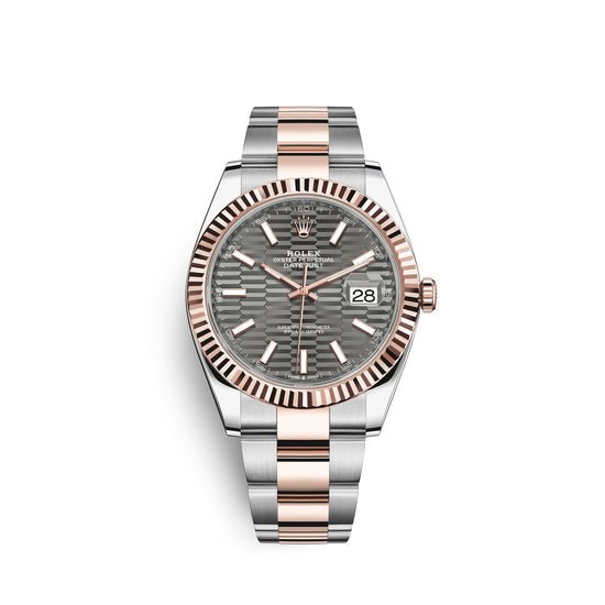 Rolex Replica Watch Datejust 41mm, Oystersteel and 18k Everose Gold, 126331-0019