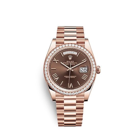 Rolex Replica Watch Day-Date 40 Everose gold 228345RBR-0009