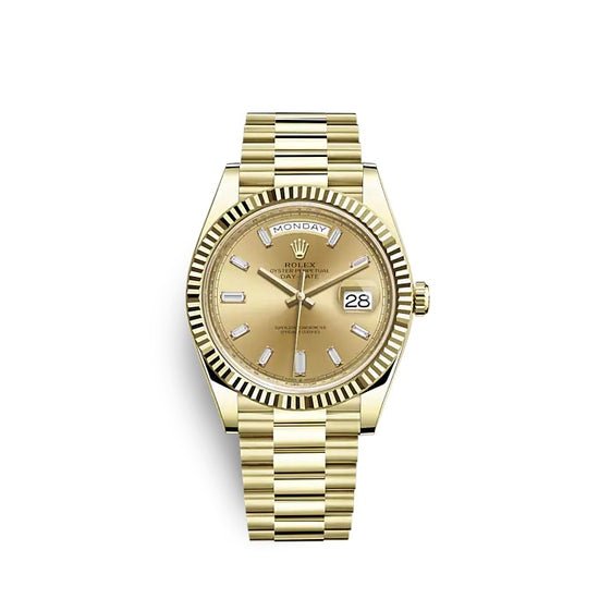 Rolex Replica Watch Day-Date 40 Yellow gold 228238-0005
