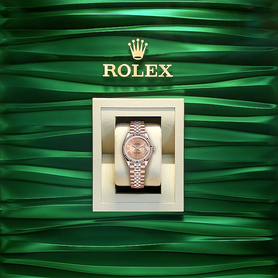 Rolex Replica Watch Lady-Datejust 28, 18k Everose Gold, 279175-0028