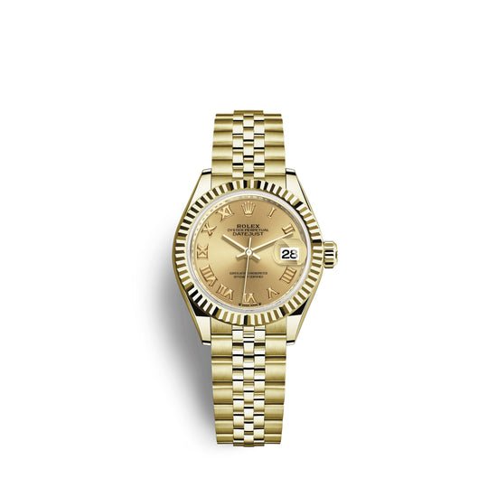 Rolex Replica Watch Lady-Datejust 28, 18k Yellow Gold, 279178-0023