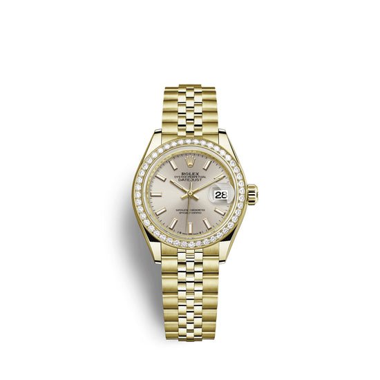 Rolex Replica Watch Lady-Datejust 28, 18kt Yellow Gold and diamonds, 279138RBR-0012