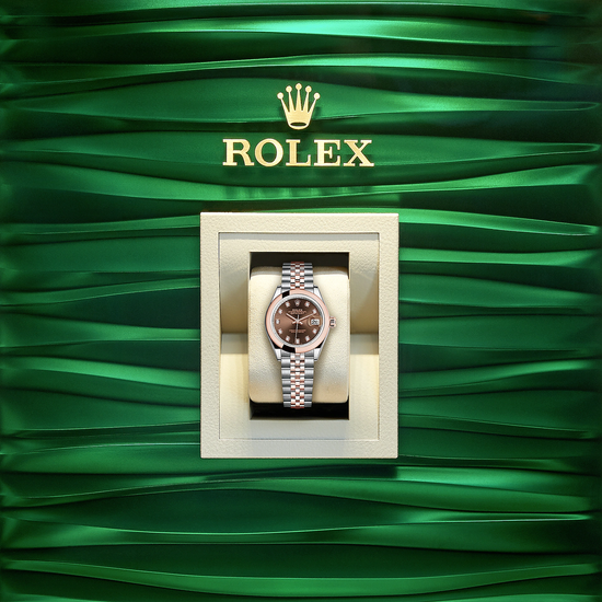 Rolex Replica Watch Lady-Datejust 28, Oystersteel and 18k Everose Gold, 279161-0011