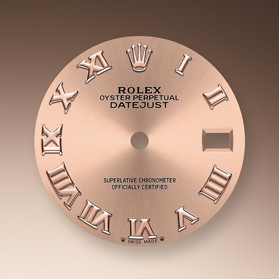 Rolex Replica Watch Lady-Datejust 28, Oystersteel and 18k Everose Gold, 279161-0026