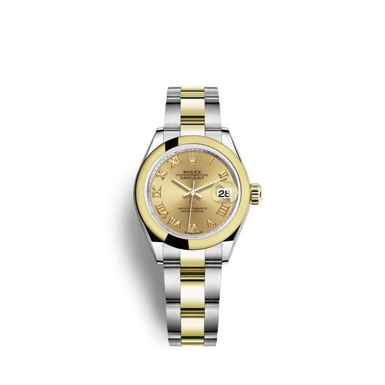 Rolex Replica Watch Lady-Datejust 28, Oystersteel and 18k Yellow Gold, 279163-0010