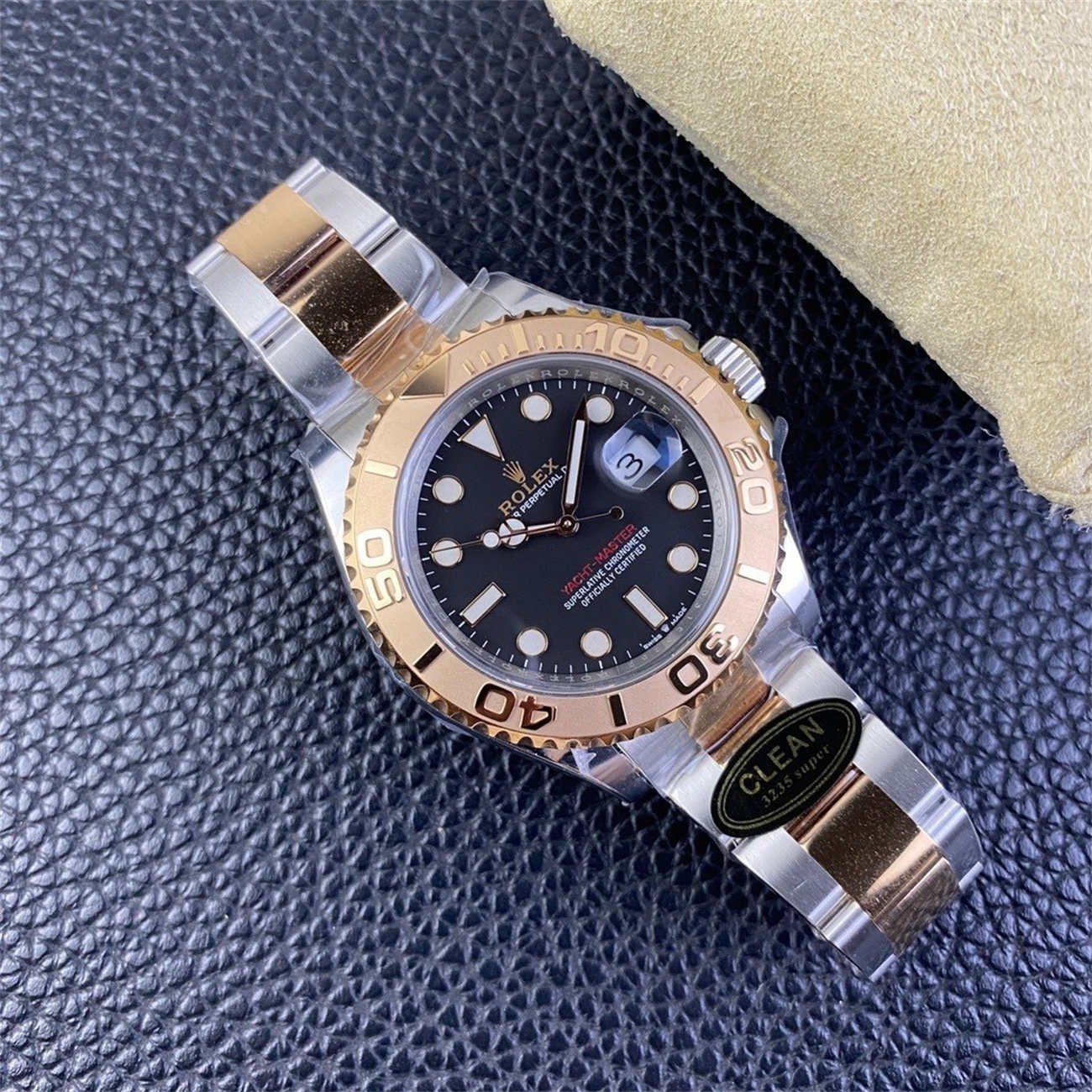 Rolex Yacht-Master Black Dial – 40mm Replica
