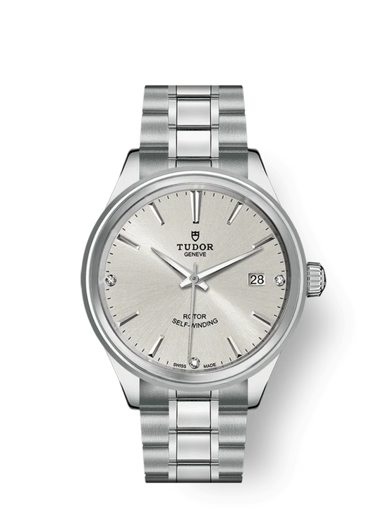 Tudor Replica Watch Style, Stainless Steel and Diamond-set, 38mm, M12500-0003