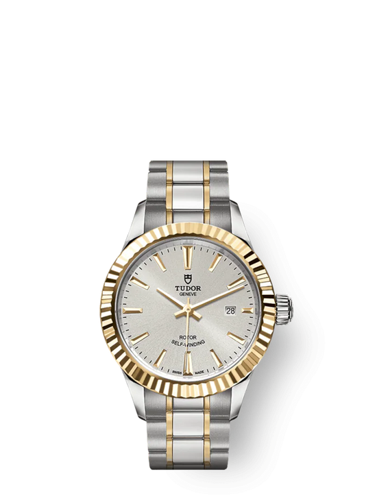 Tudor Replica Watch Style, Stainless Steel and Yellow Gold, 28mm, M12113-0003