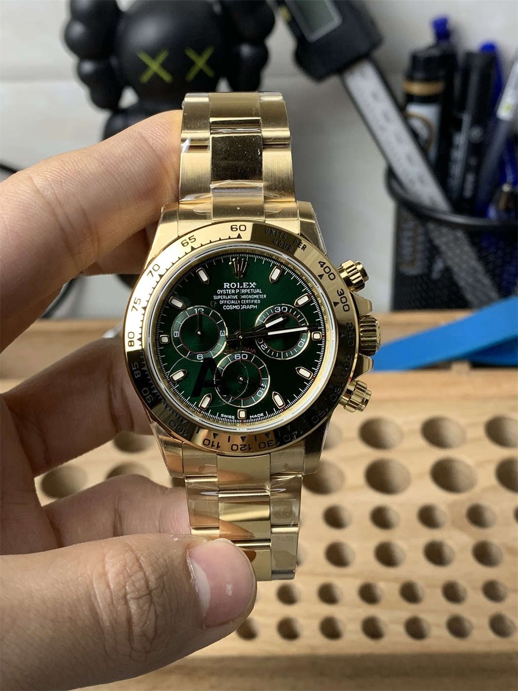 VS Factory Green Gold Daytona Heavy Weight Replica – 4130 Clone Movement, Best Weighted Version