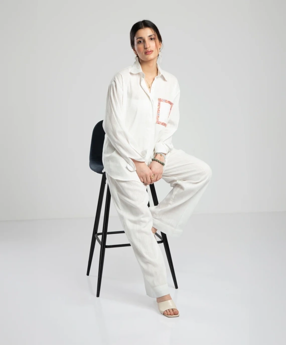 White co ord set