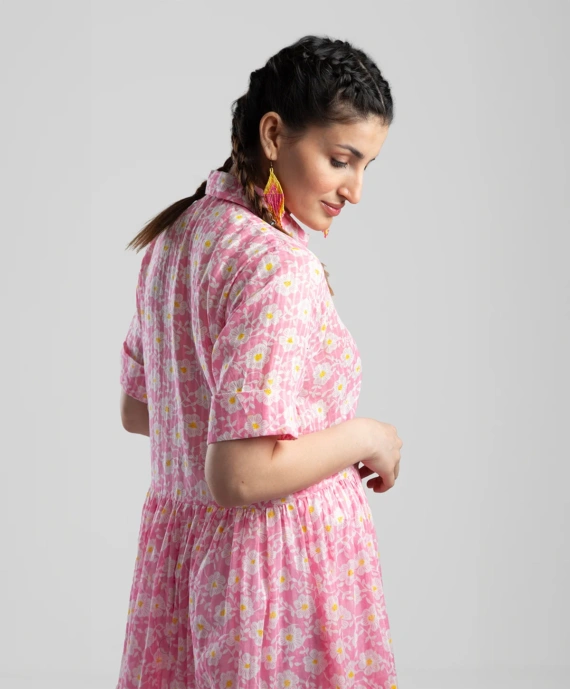 Baby pink dress