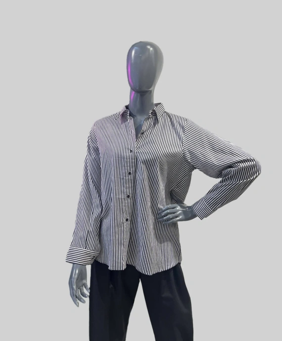 Button Down Stripe Shirt - Image 2