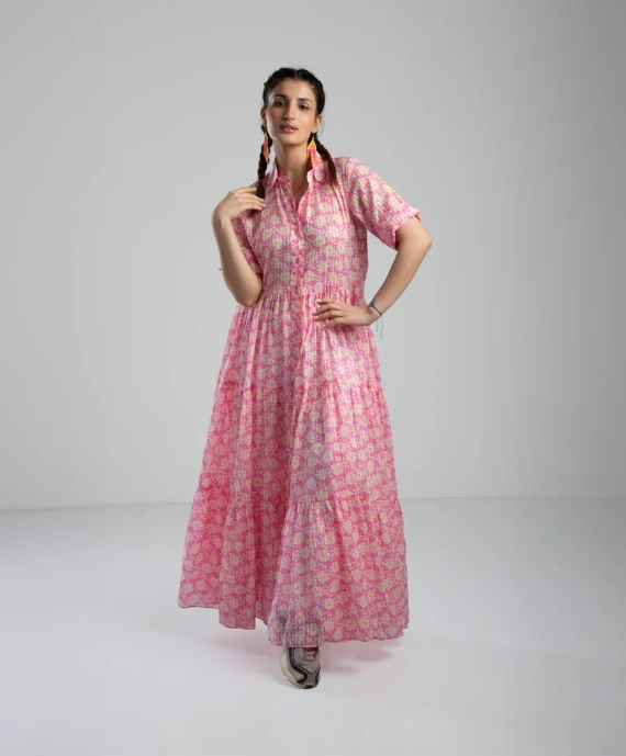 Baby pink dress