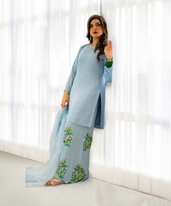 Pale Azure Silk - Image 3